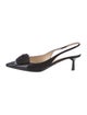 Prada Patent Leather Slingback Pumps
