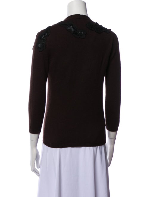 Prada Cashmere V-Neck Sweater
