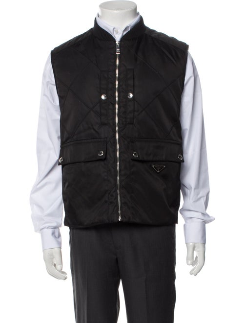 Prada 2019 Enameled Metal Triangle Vest