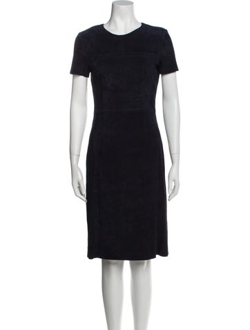 Prada Dresses Lambskin Knee-Length Dress Us6, It42 | M