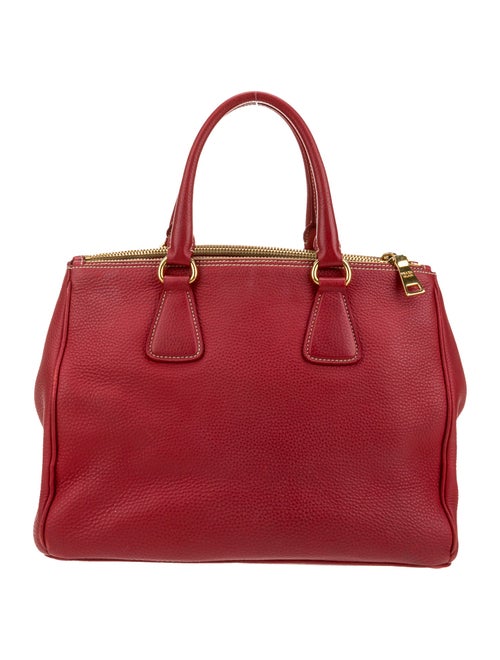 Prada Leather Top Handle Bag Large