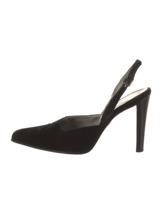 Prada Velvet Slingback Pumps