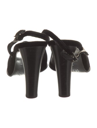 Prada Velvet Slingback Pumps