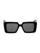 Prada Square Tinted Sunglasses