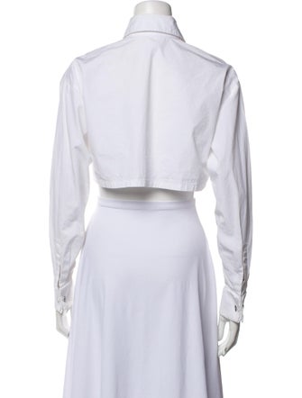 Prada 2022 Long Sleeve Crop Top