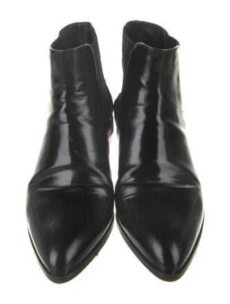Prada Patent Leather Chelsea Boots
