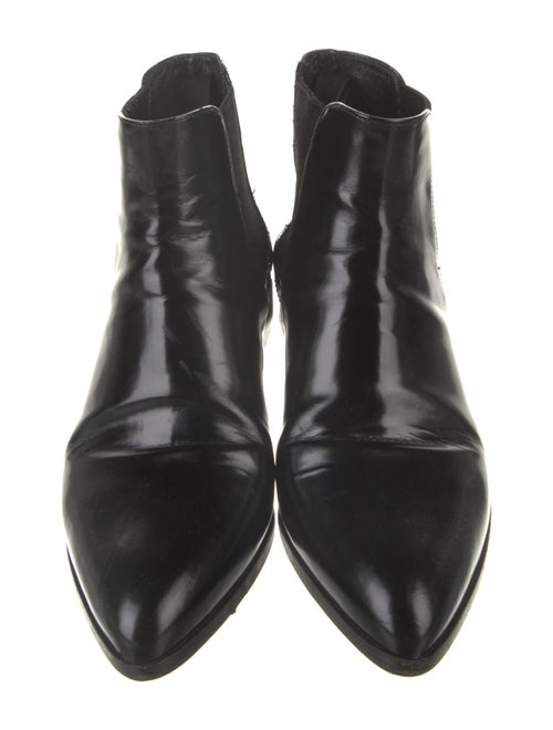 Prada Patent Leather Chelsea Boots