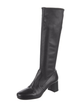 Prada Leather Riding Boots