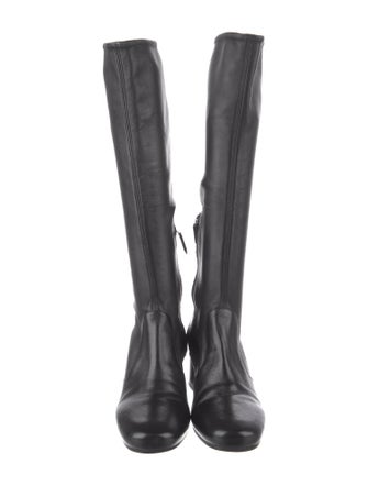 Prada Leather Riding Boots