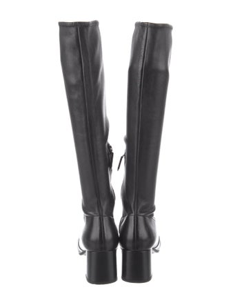 Prada Leather Riding Boots