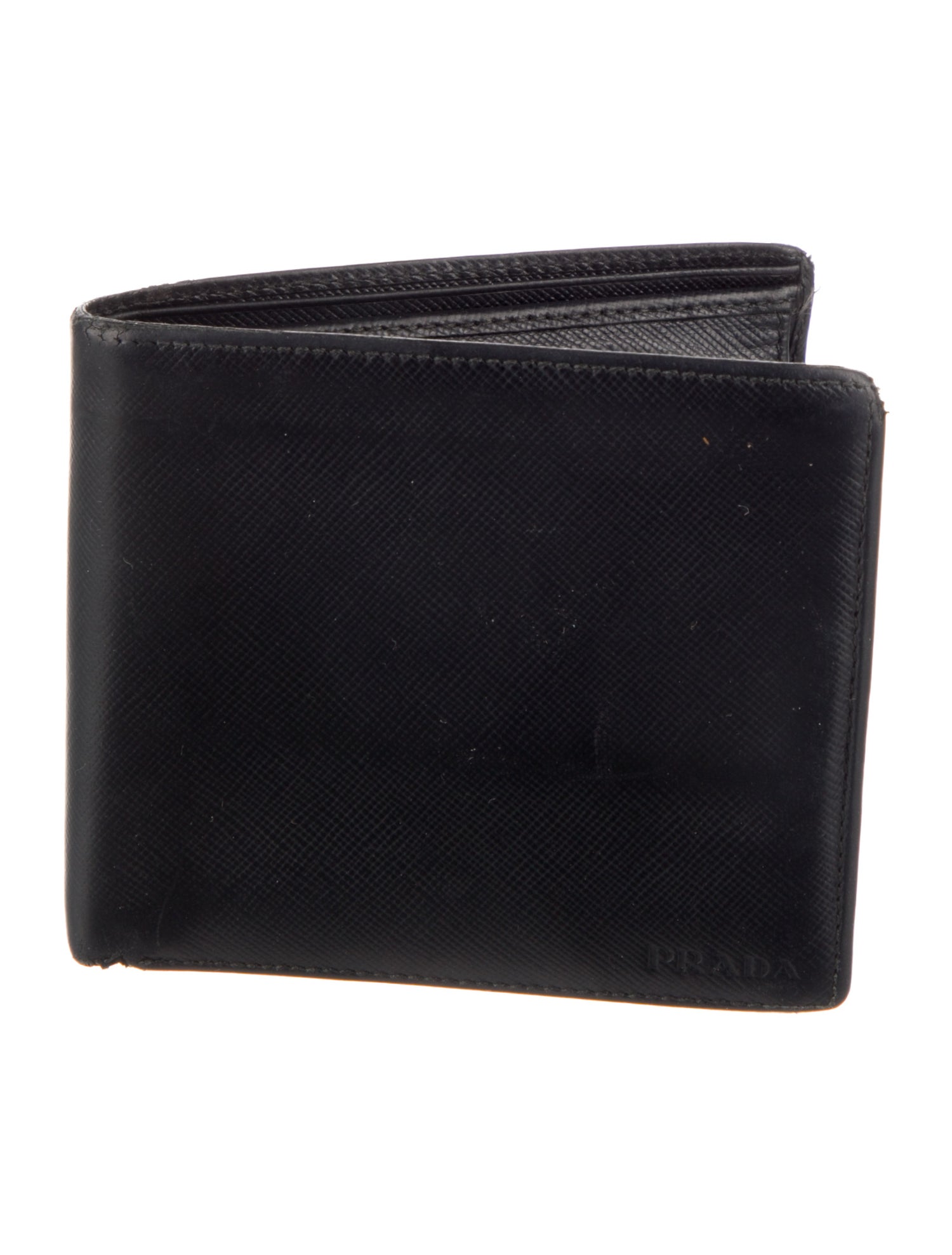 Prada Saffiano Cuir Leather Bifold Wallet