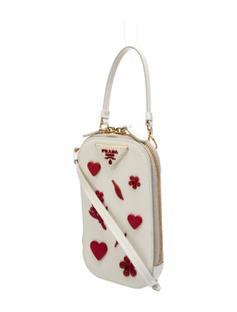 Prada Saffiano Cuir Leather Bandoliera