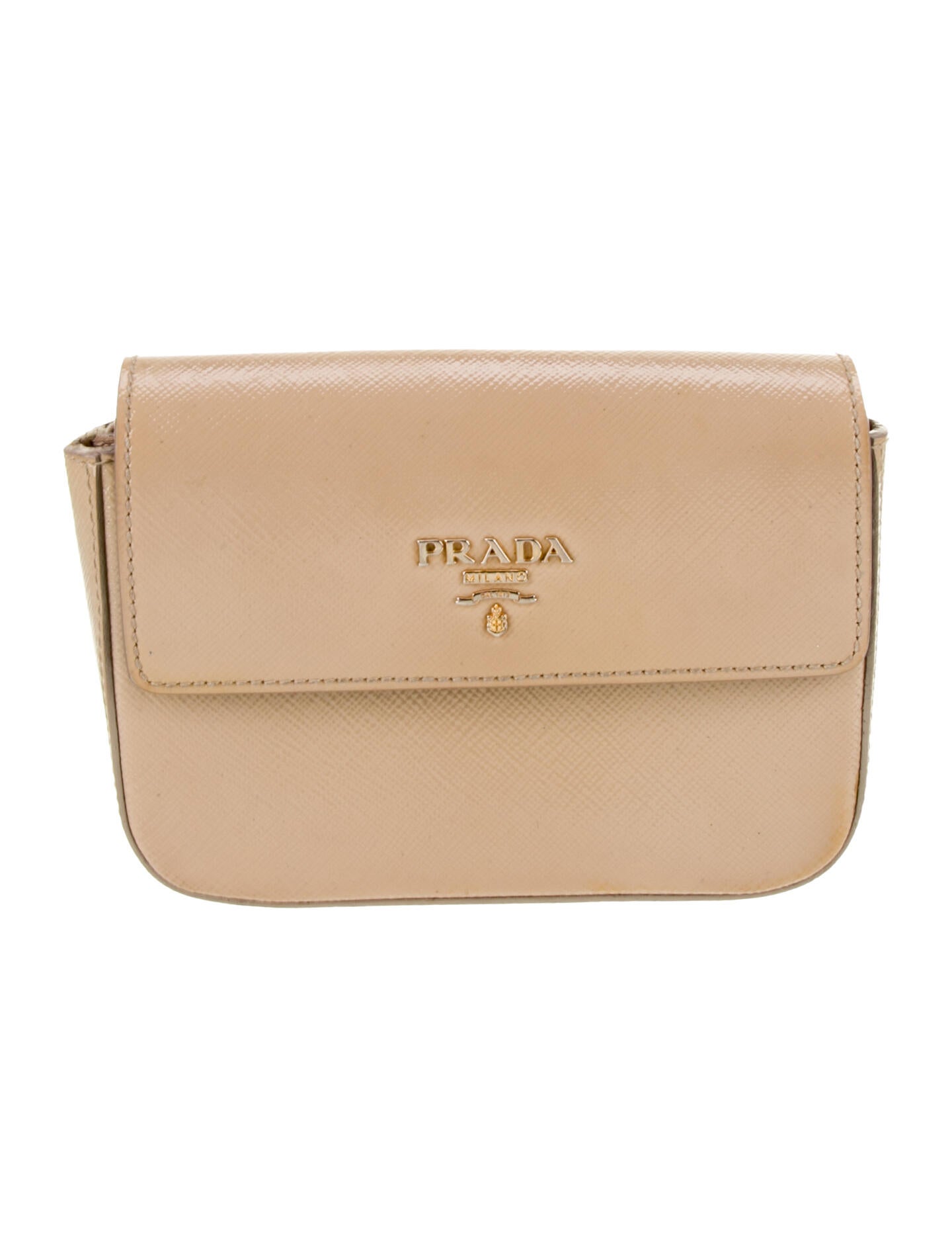 Prada Saffiano Lux Leather Clutch