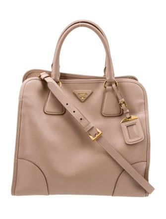 Prada Saffiano Leather Top Handle Bag