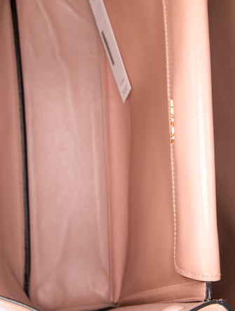 Prada Saffiano Vernice Leather Double Bag Small