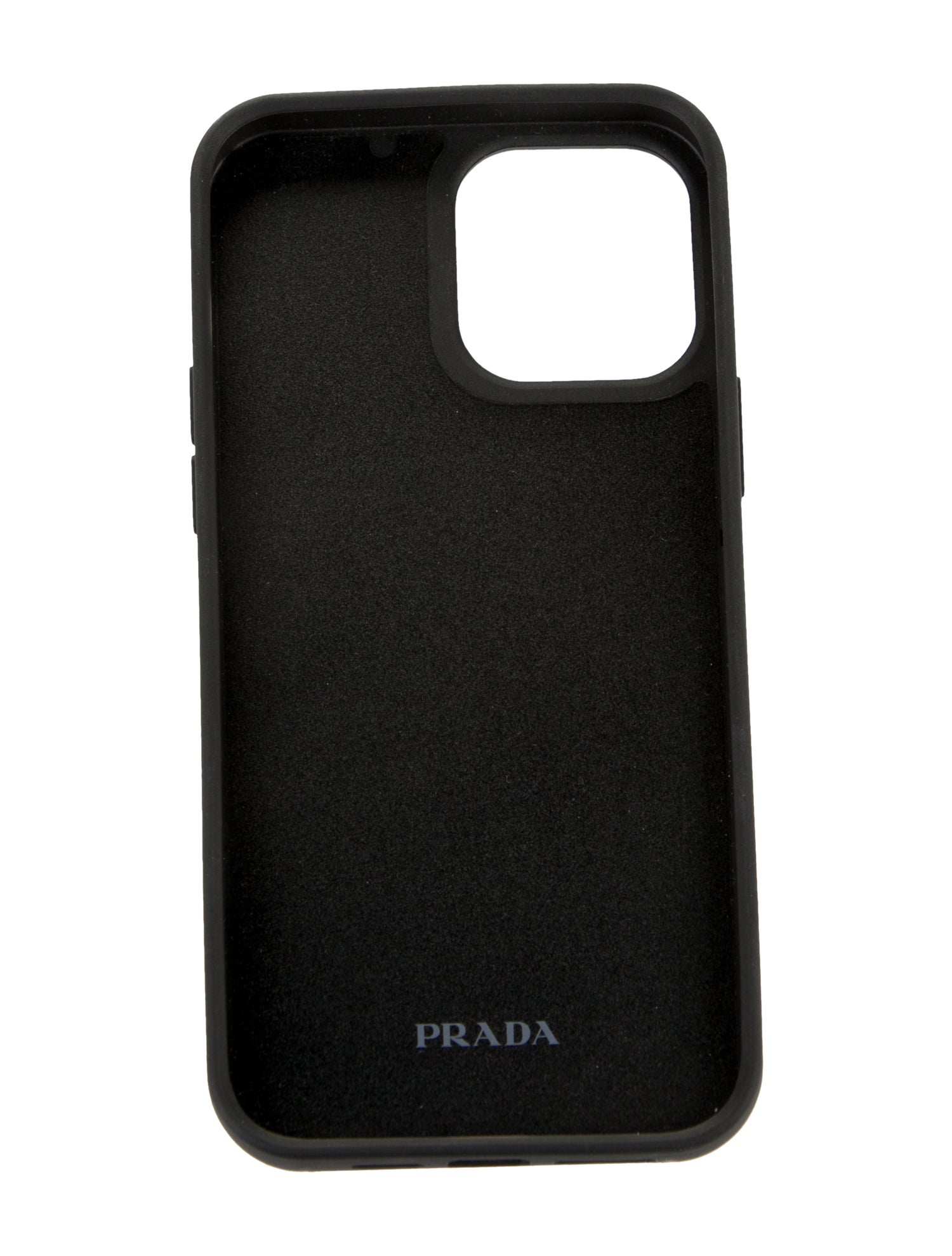 Prada Saffiano Triangle 14 Pro Max iPhone Case