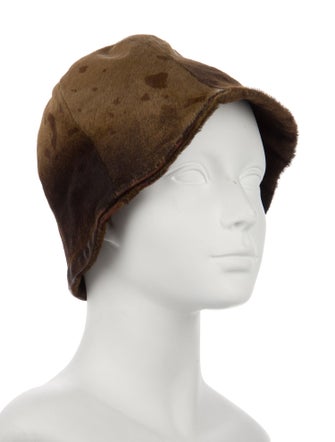 Prada Ponyhair Cloche Hat
