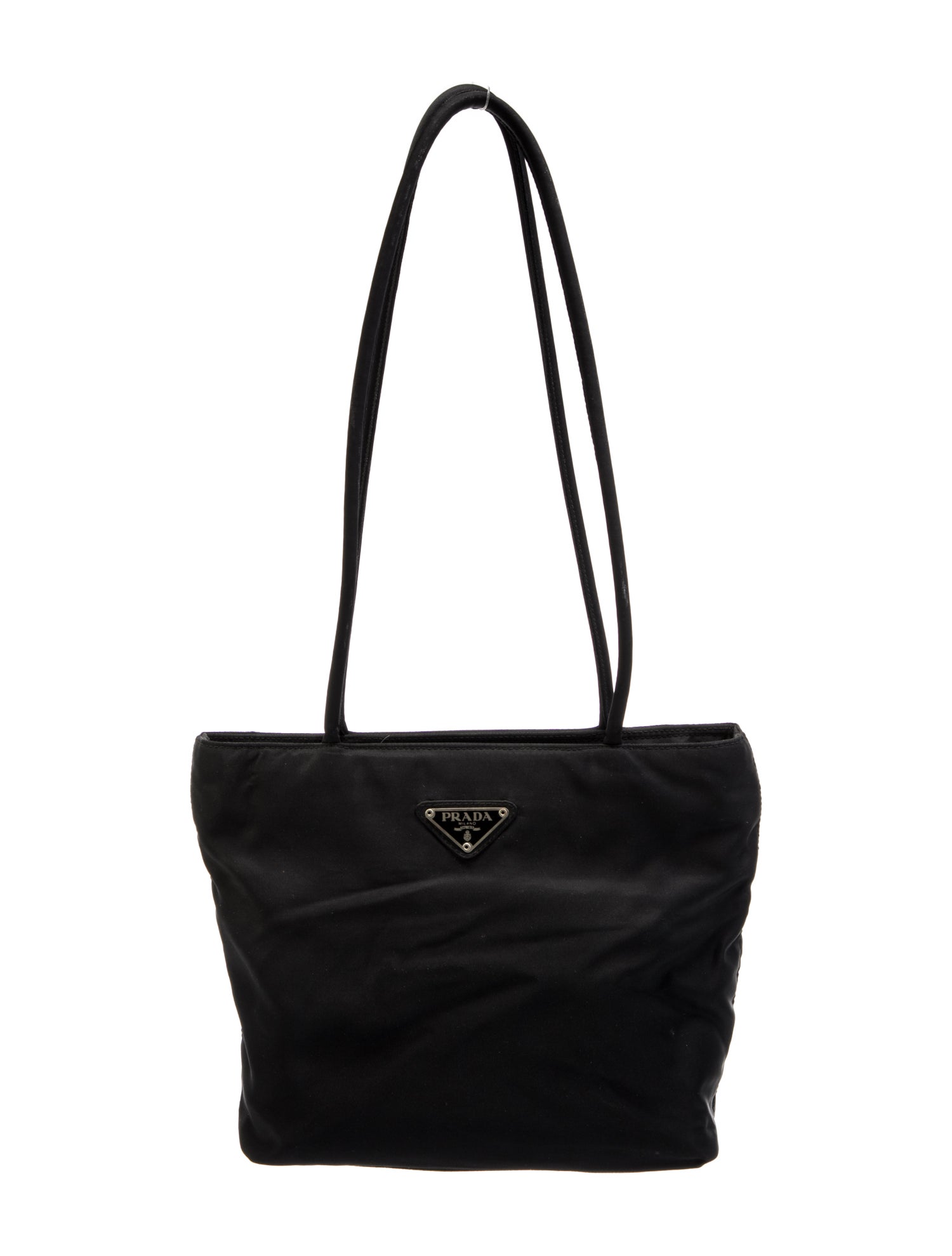 Prada Tessuto Nylon Shoulder Bag - Black Shoulder Bags