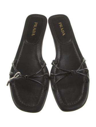 Prada Leather Slides