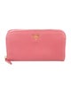 Prada Saffiano Metal Leather Continental Wallet