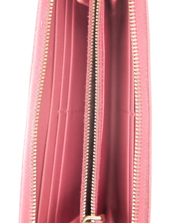 Prada Saffiano Metal Leather Continental Wallet