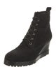 Prada Suede Lace-Up Boots