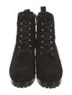 Prada Suede Lace-Up Boots