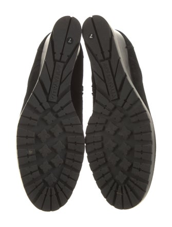 Prada Suede Lace-Up Boots