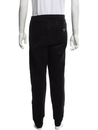 Prada 2021 Enameled Metal Triangle Lounge Bottoms