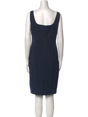 Prada Square Neckline Knee-Length Dress