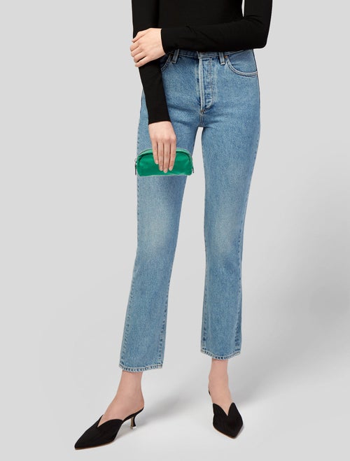 Prada Enameled Metal Triangle Clutch