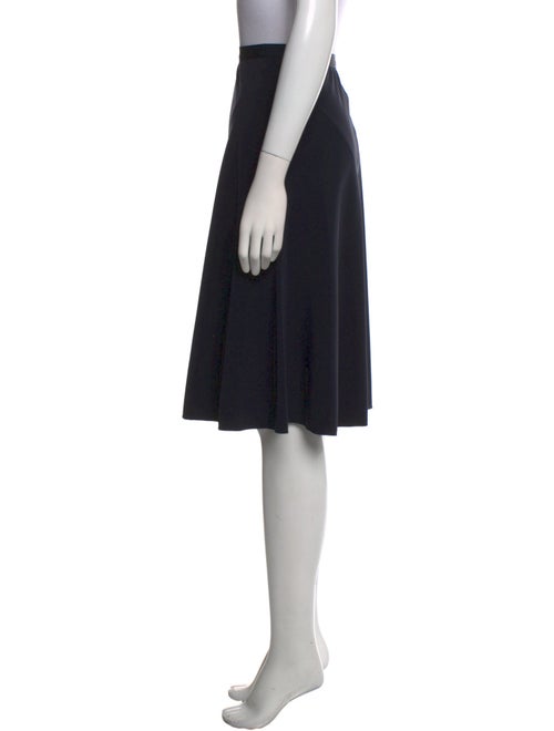 Prada Grosgrain Trim Knee-Length Skirt