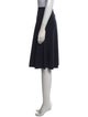 Prada Grosgrain Trim Knee-Length Skirt
