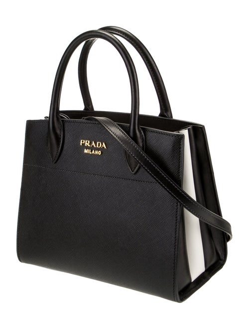 Prada Saffiano Lux Leather Bibliothèque Small