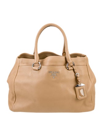 Prada Vitello Daino Leather Top Handle Bag
