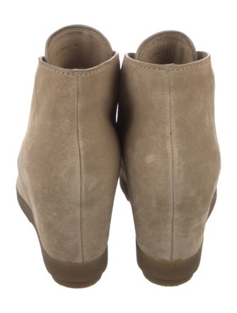 Prada Sport Suede Lace-Up Boots