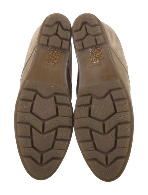Prada Sport Suede Lace-Up Boots