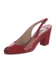 Prada Patent Leather Slingback Pumps