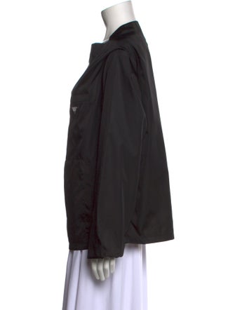 Prada 2021 Enameled Metal Triangle Sweatshirt