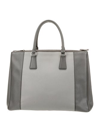 Prada Saffiano Leather Galleria Double Zip Large