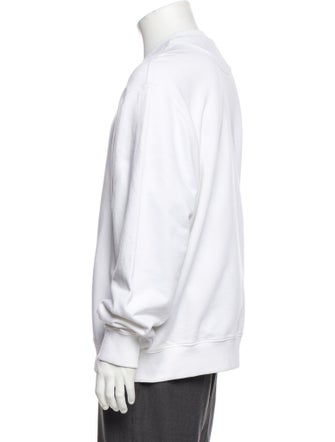 Prada 2023 Enameled Metal Triangle Sweatshirt