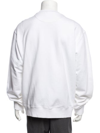 Prada 2023 Enameled Metal Triangle Sweatshirt