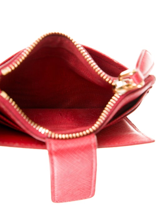 Prada Saffiano Metal Leather Wallet