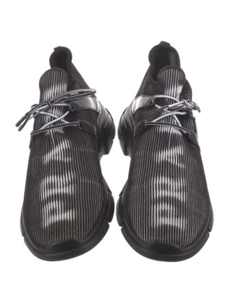 Prada Striped Athletic Sneakers