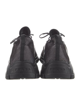 Prada Striped Athletic Sneakers