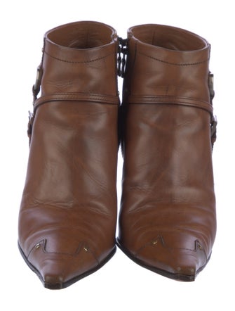 Prada Leather Western Boots