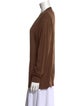 Prada V-Neck Long Sleeve Pullover