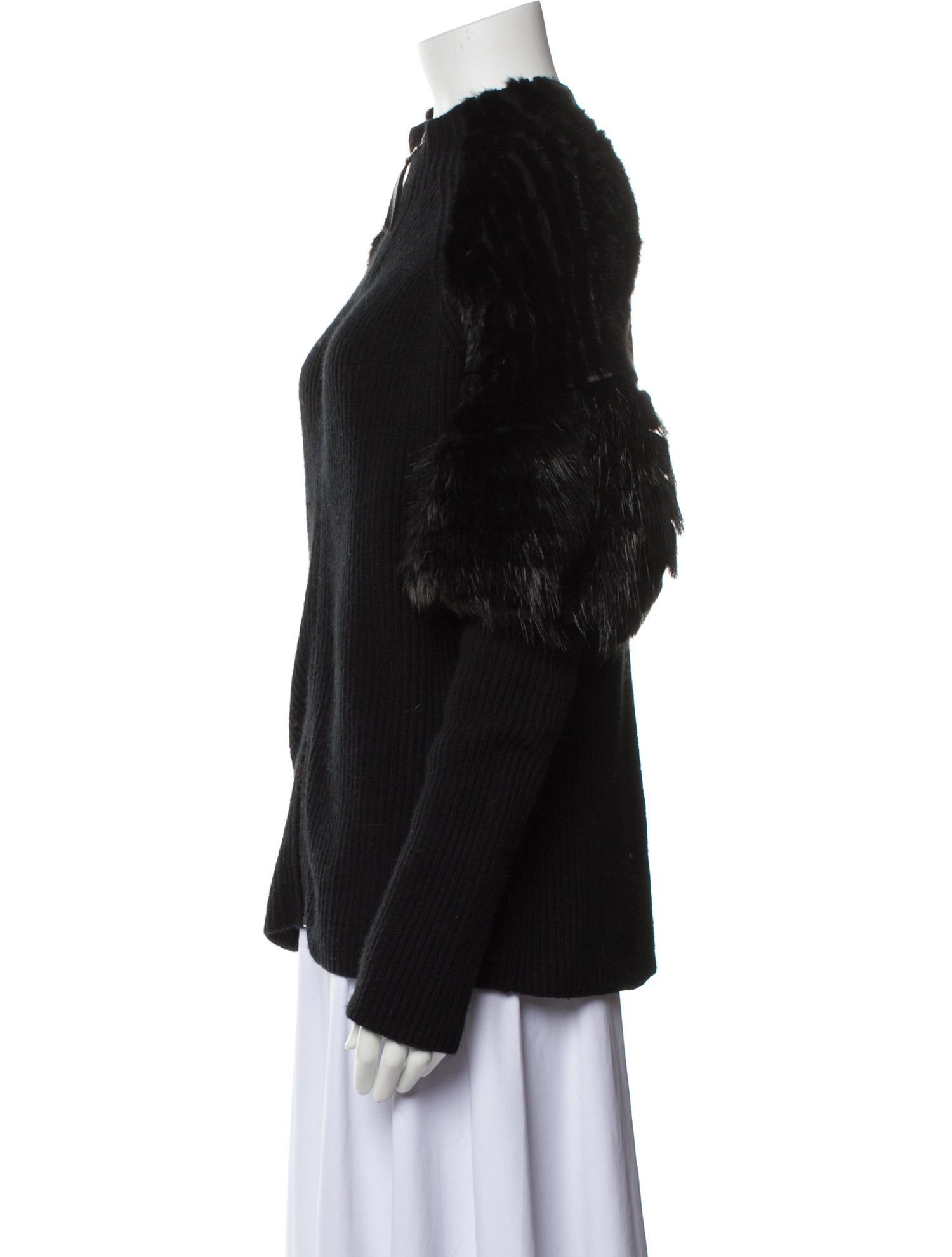 Prada Cashmere Mock Neck Sweater