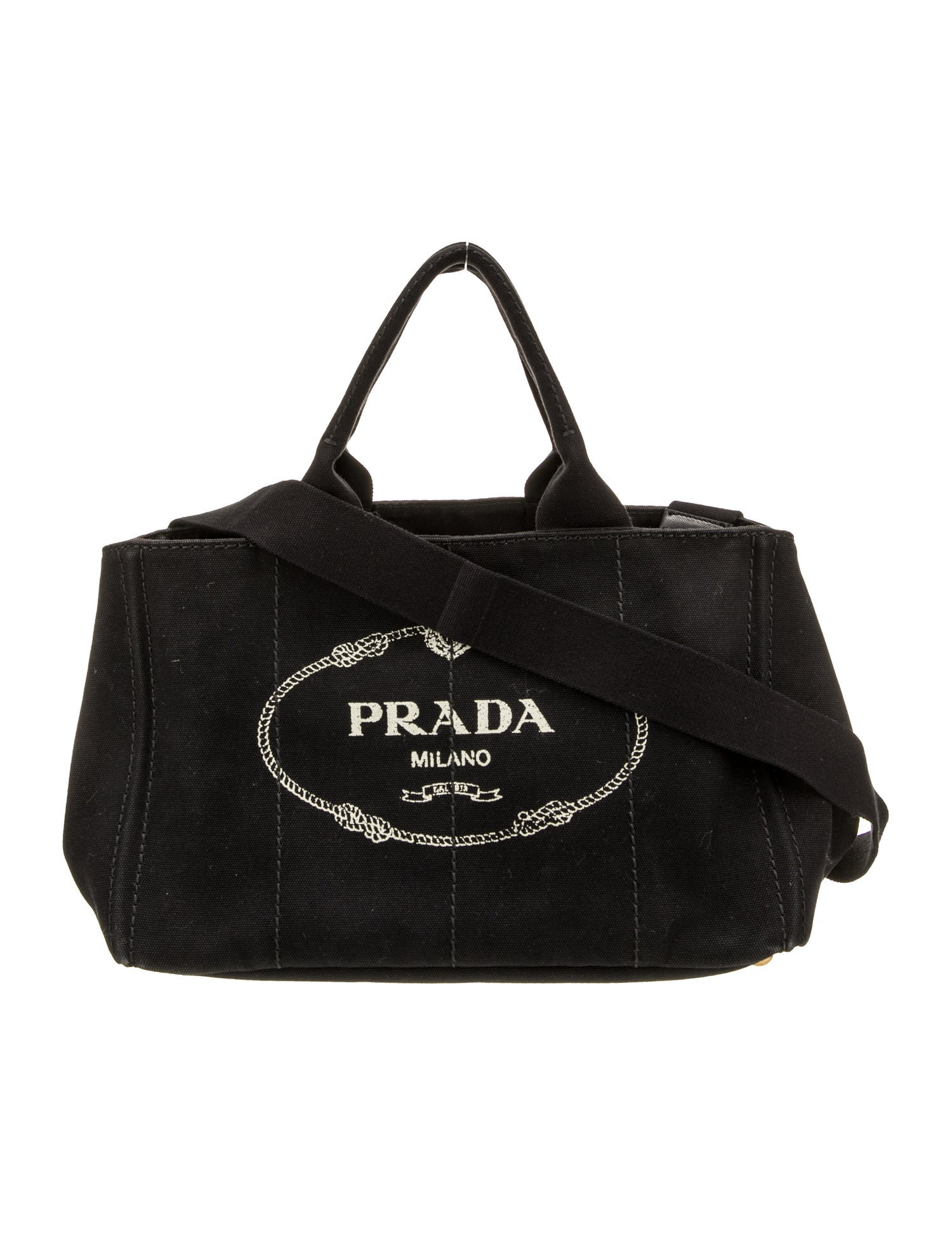 Prada Saffiano Leather Logo Tote