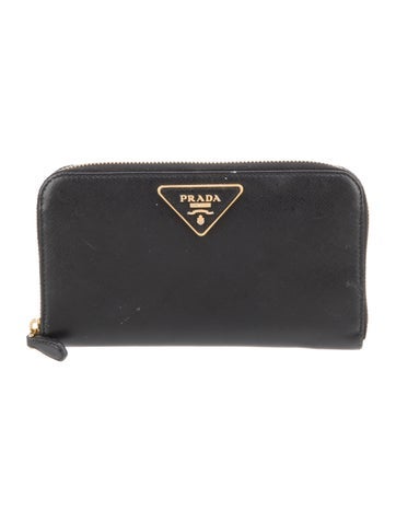 Prada Wallets Saffiano Lux Leather Continental Wallet